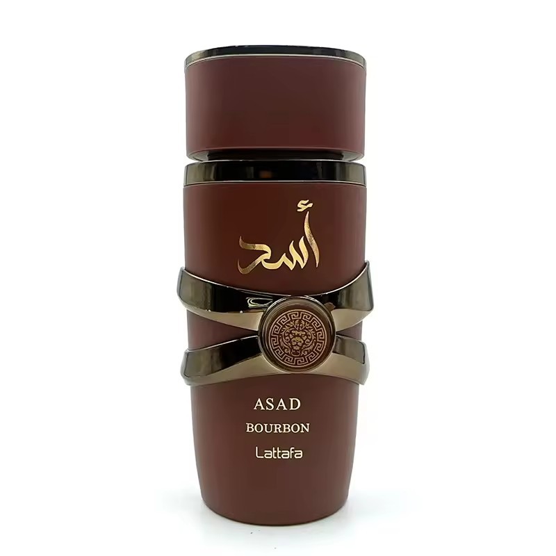 Lattafa Asad Bourbon Eau De Parfum Spray 3.4 oz (100ml) Unisex New in Box Sealed