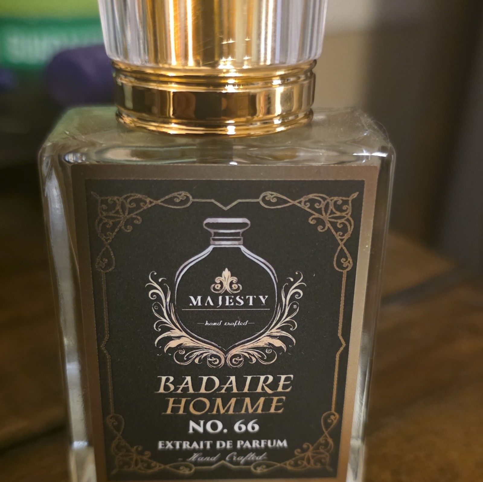 Majesty Badaire Homme No. 66 Extrait de Parfum Spray, Regular Size 30ml