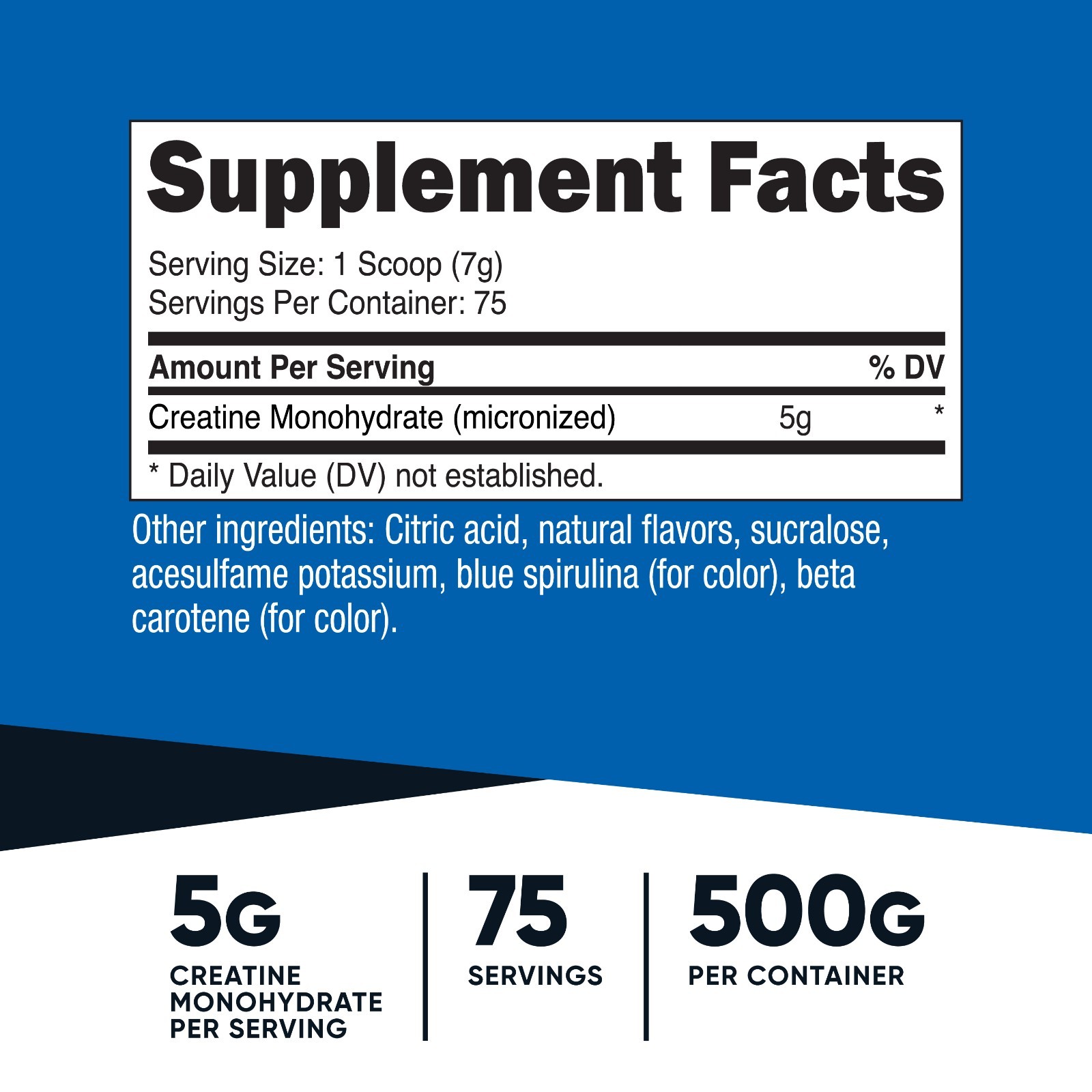 Nutricost Creatine Monohydrate Powder (Coastal Explosion, 500 Gram) – Micronized