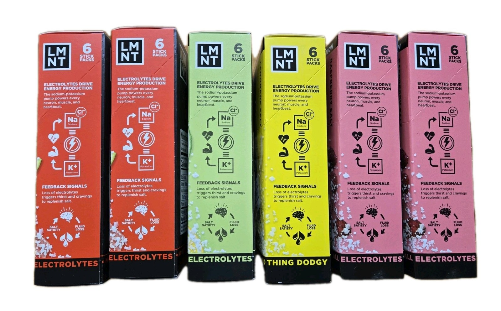 LMNT Zero-Sugar Electrolytes Drink Variety 36 Pack 4 Flavors Non-Caffeinated