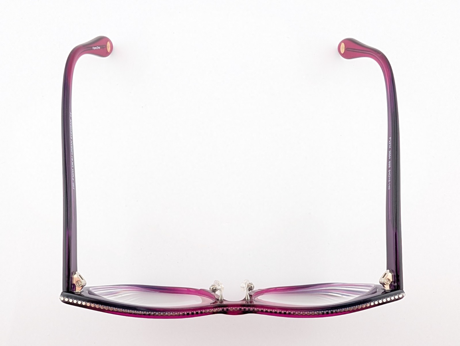Fysh Urban Eyewear Eyeglasses, Frames Only, 3554 628, 54-15-140, Plastic, Purple