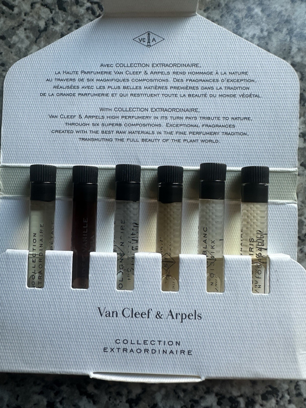VAN CLEEF AND ARPELS COLLECTION EXTRAORDINAIRE RARE 6 1ml New. Unused.Authentic