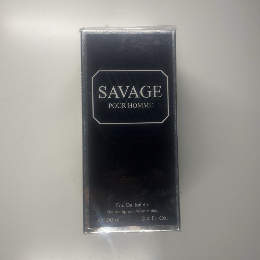 Savage Pour Homme Eau de Toilette Natural Spray, Regular Size 3.4 fl oz