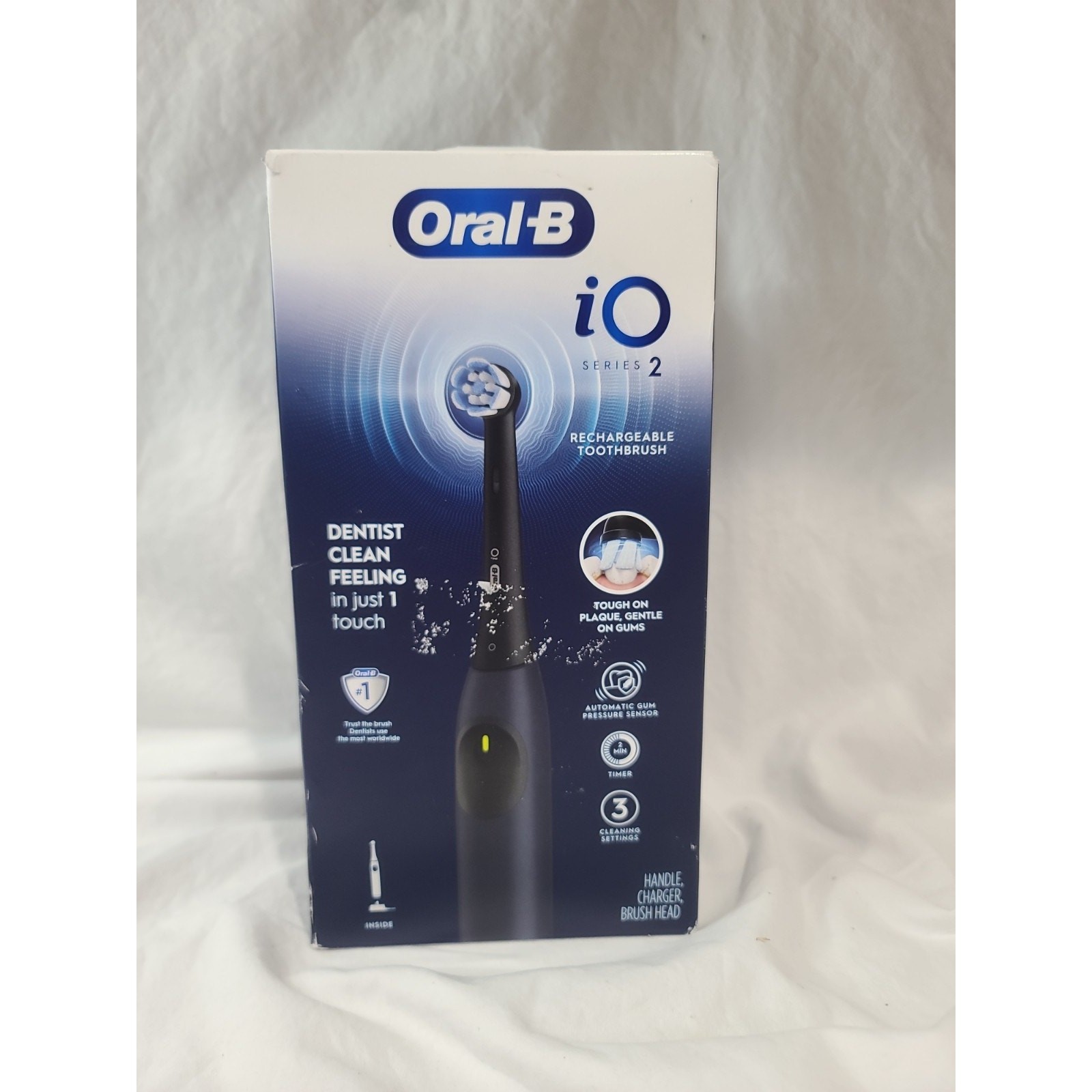 Oral-B iO Rechargeable Electric Powered Toothbrush Black Series 2