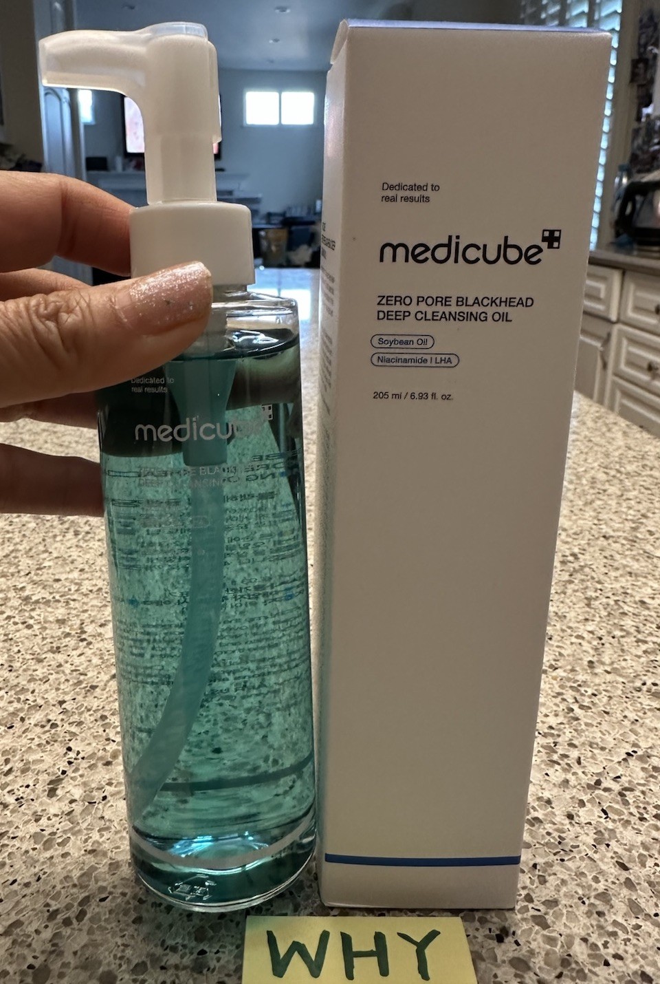 medicube Zero Pore Blackhead Deep Cleansing Oil 6.93oz/205mL FULL SZ EXP 11/2028