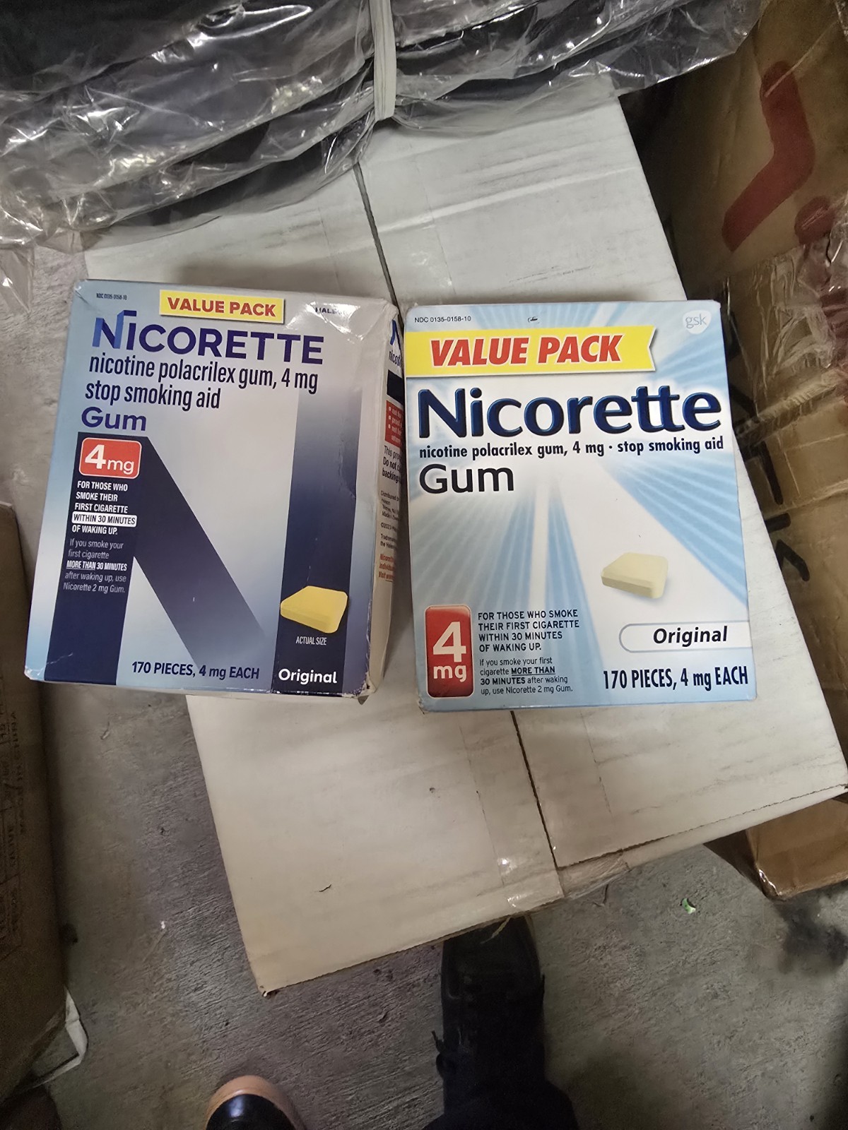 Nicorette Nicotine Quit Gum, 2mg – 160 Count