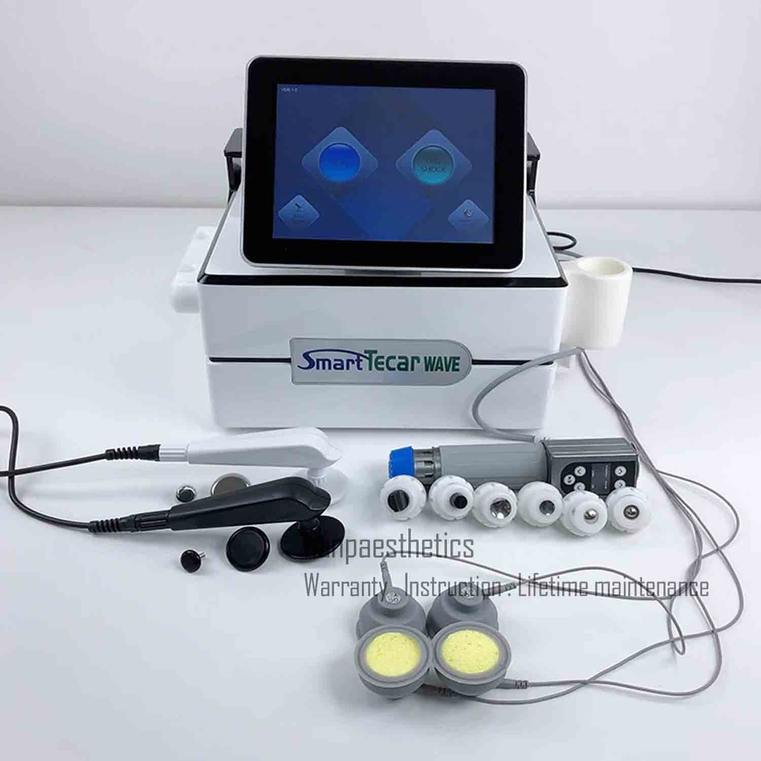 3in1 Smart Tecar Wave Shockwave Therapy Machine Physio Pain Relief Body Slimming