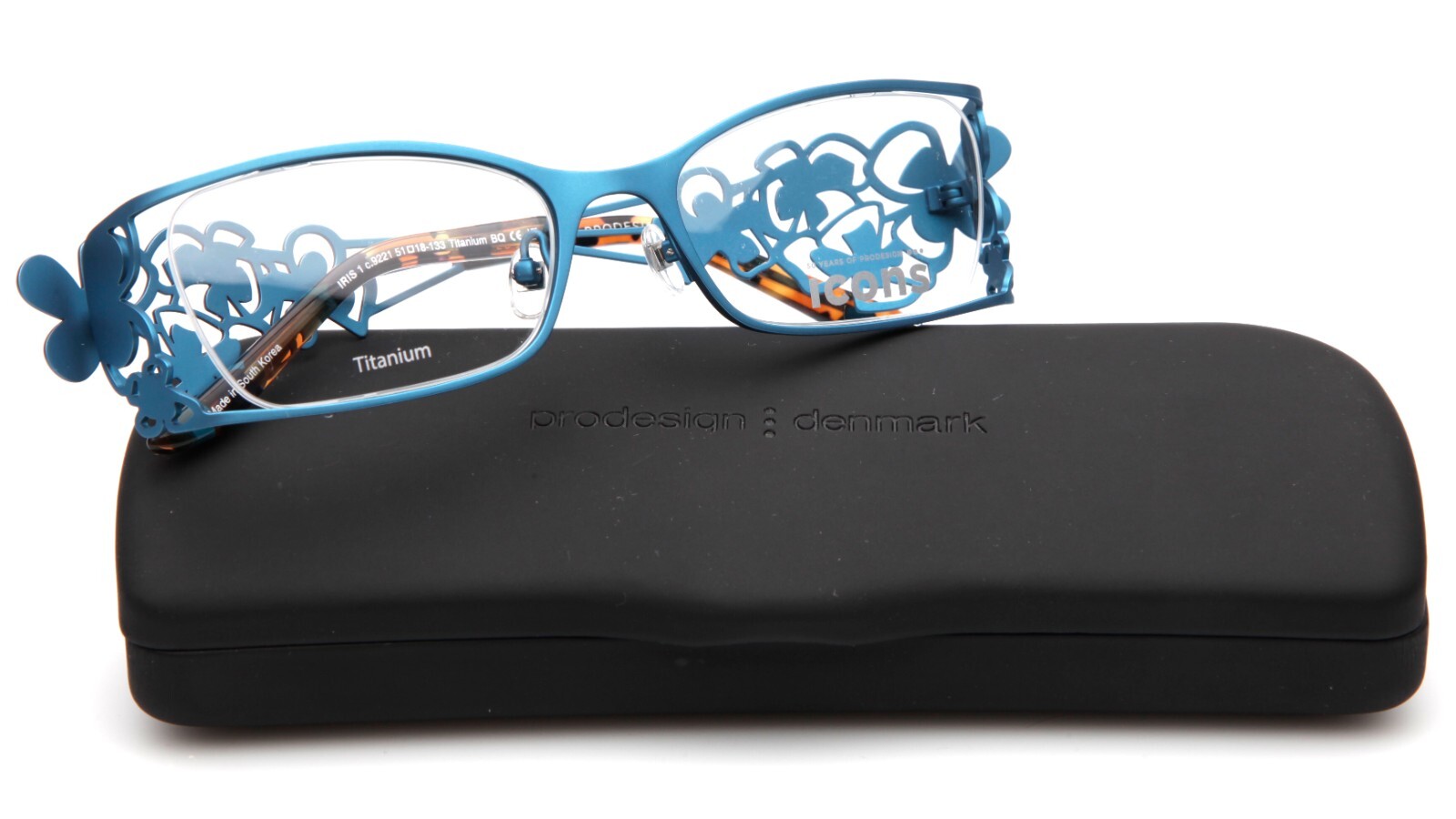 NEW PRODESIGN DENMARK IRIS 1 c.9221 Aqua Medium Matt EYEGLASSES 51-18-133mm