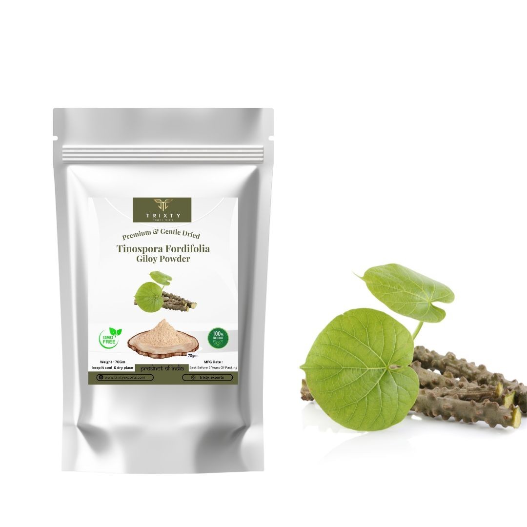 Tinospora Cordifolia Powder Giloy Galo Ayurvedic Super Herb for Immunity 70gm
