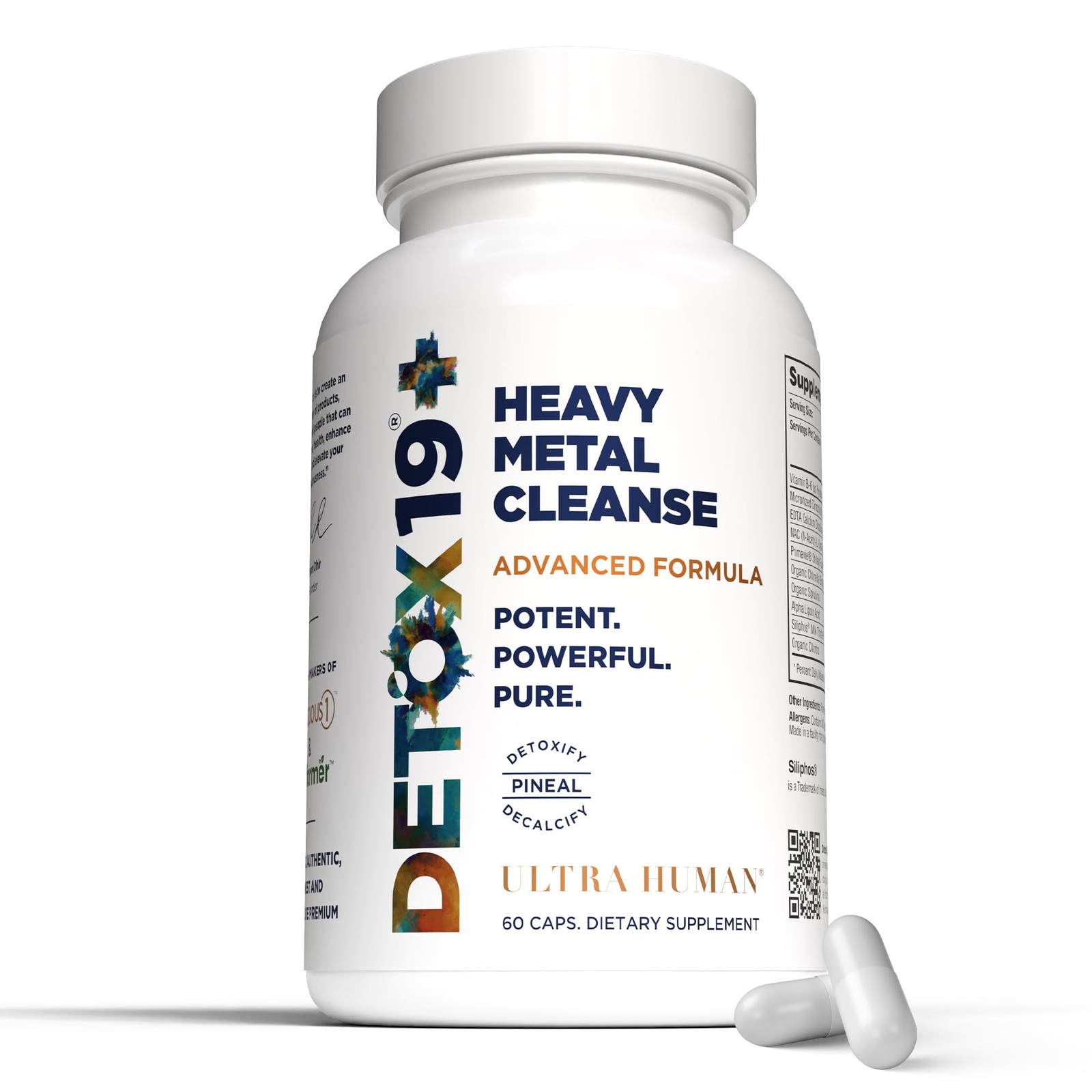 Ultra Human Daily Wellness Support – Heavy Metal Detox Cleanse, with Zeolite,…