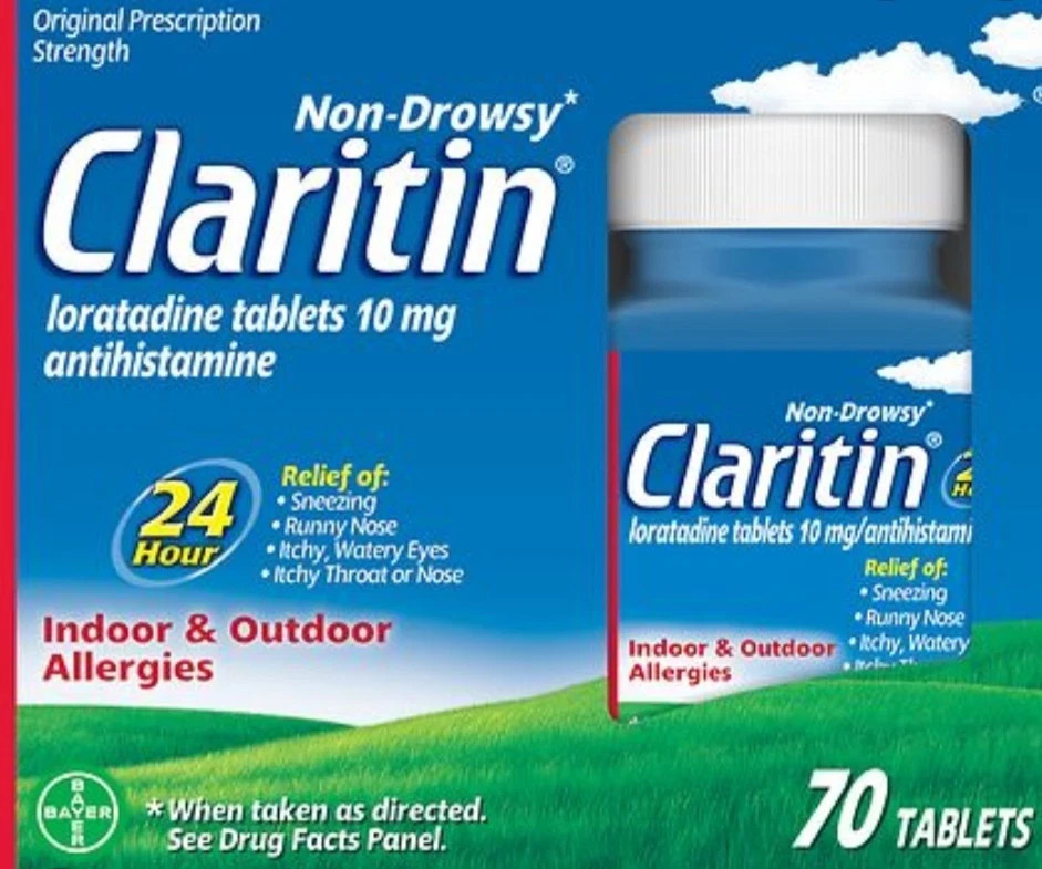 Claritin 24hr Non-drowsy Allergy Tablets 10mg 70 Count Exp 2027+