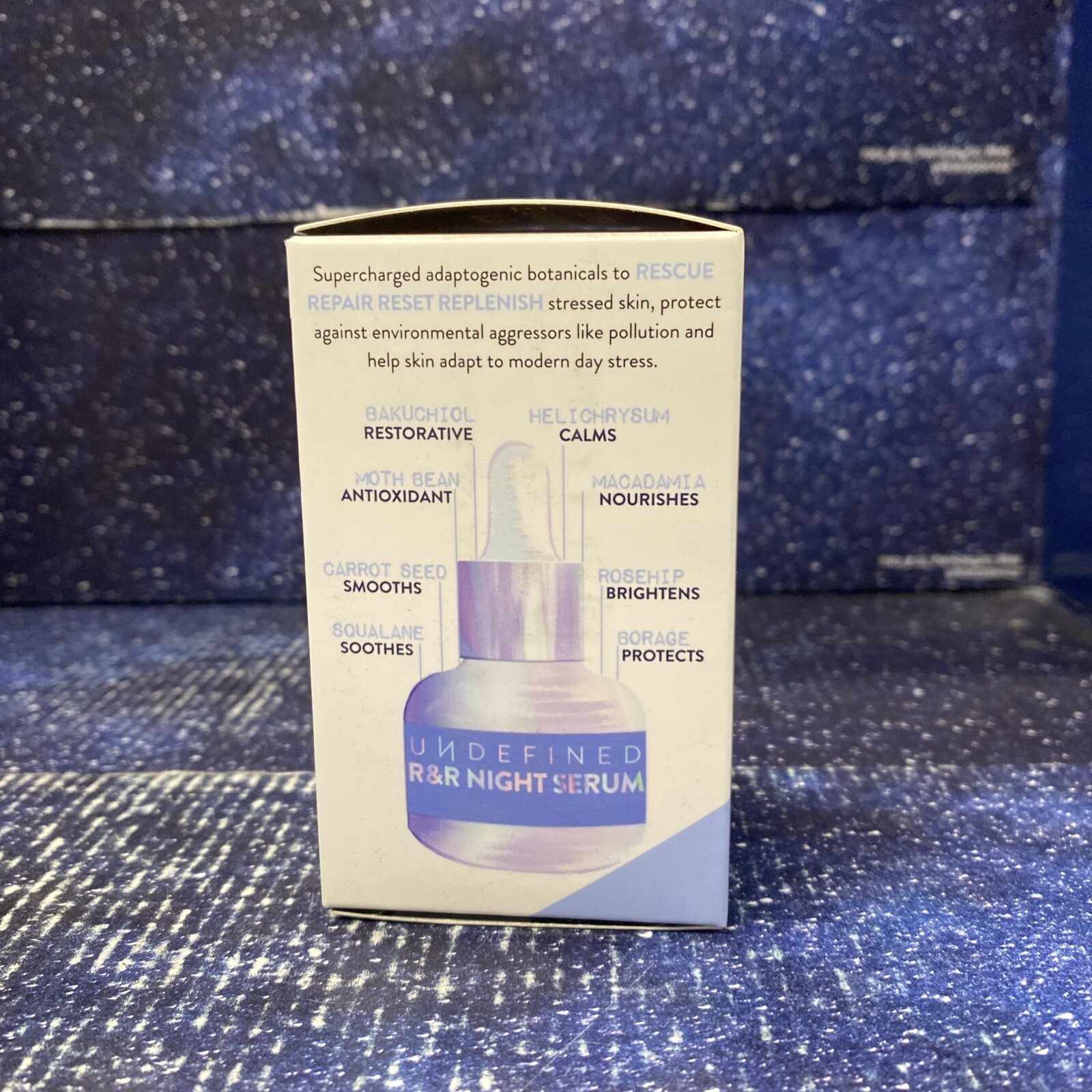 Undefined Beauty Reparative, Calming, Nourishing Night Serum 1 Fl Oz