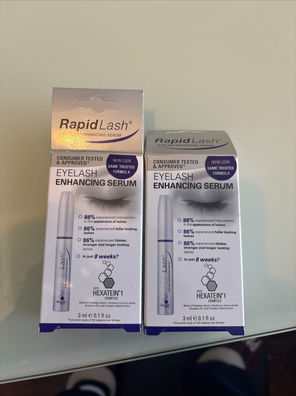 2x Rapid/Lash Eyelash & Eyebrow Enhancing Serum Enhancer Growth Conditioner 3ml!