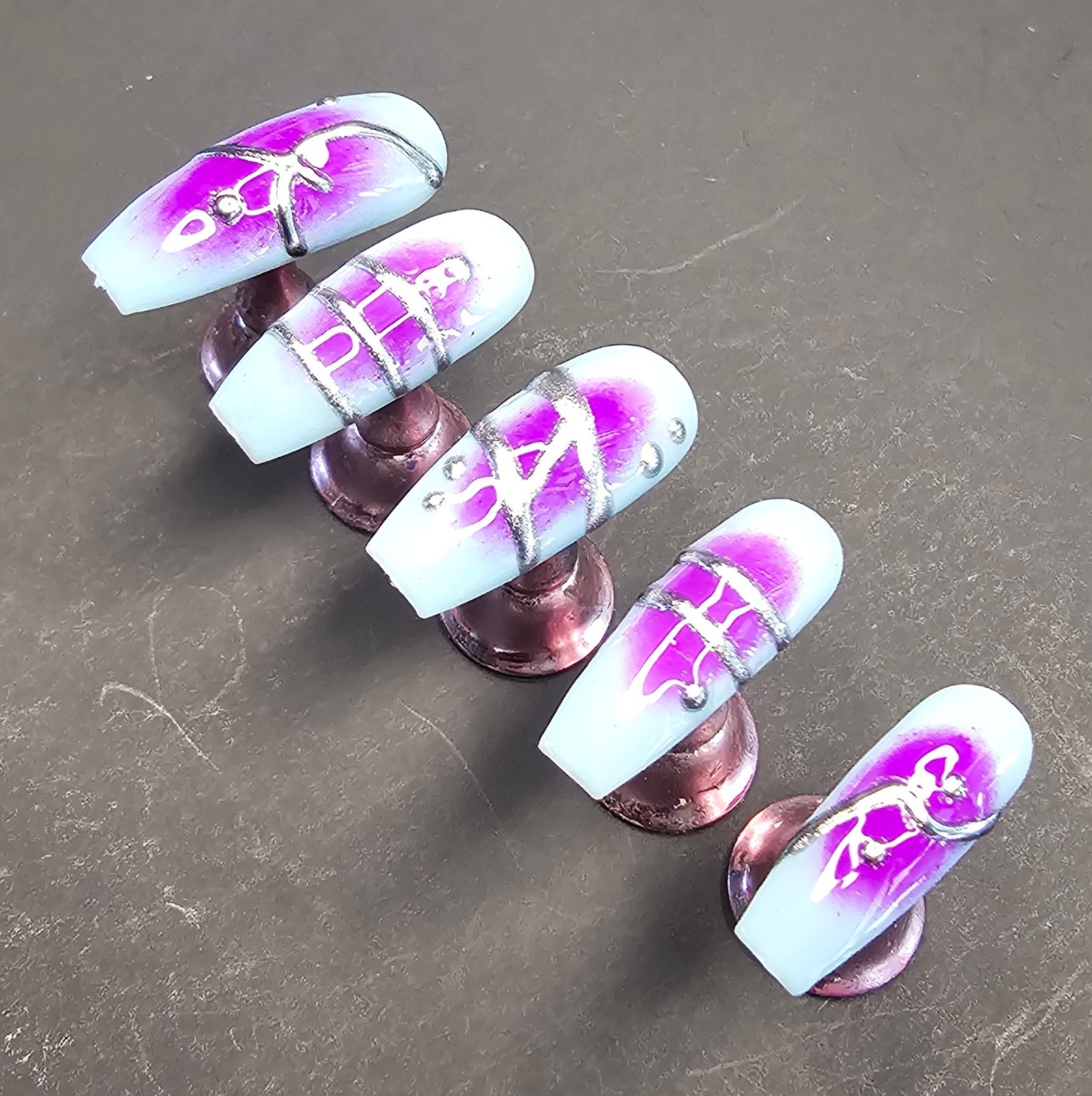 Press-On Nail Set #76: Glyphs