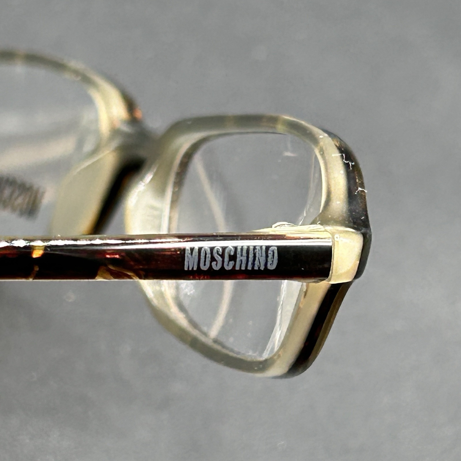 Moschino M 3554-V Eyeglasses Frame Tort Italy 48-16-135 Display