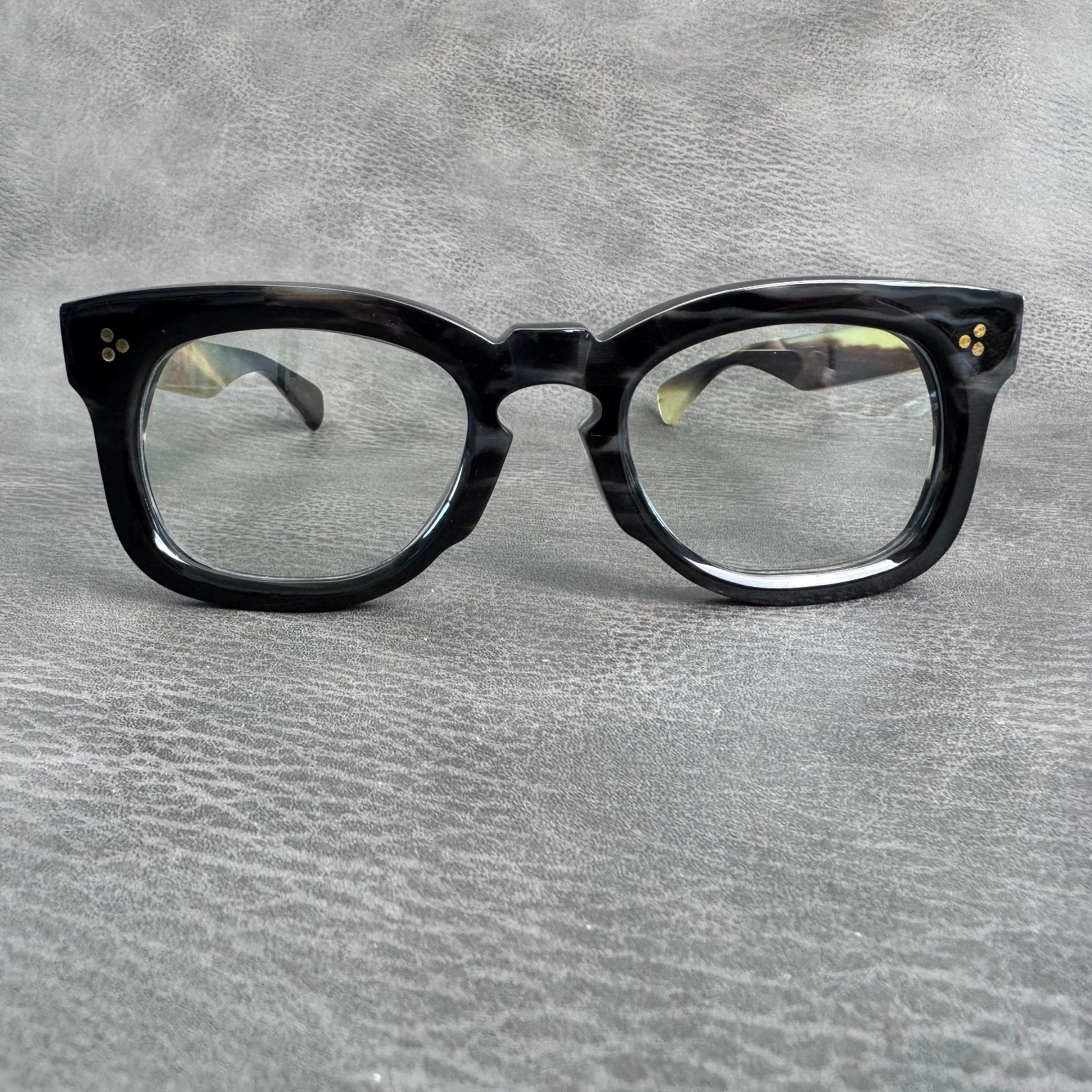 Men Eyeglass Glasses Frames Thick Vintage Handmade Buffalo Horn Reading Eyewear