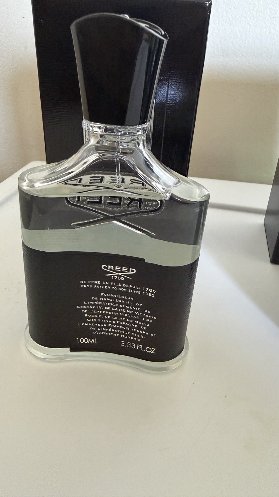 Creed Aventus Eau de Parfum Spray 3.3 fl oz Regular Size Flowers Wood Spices