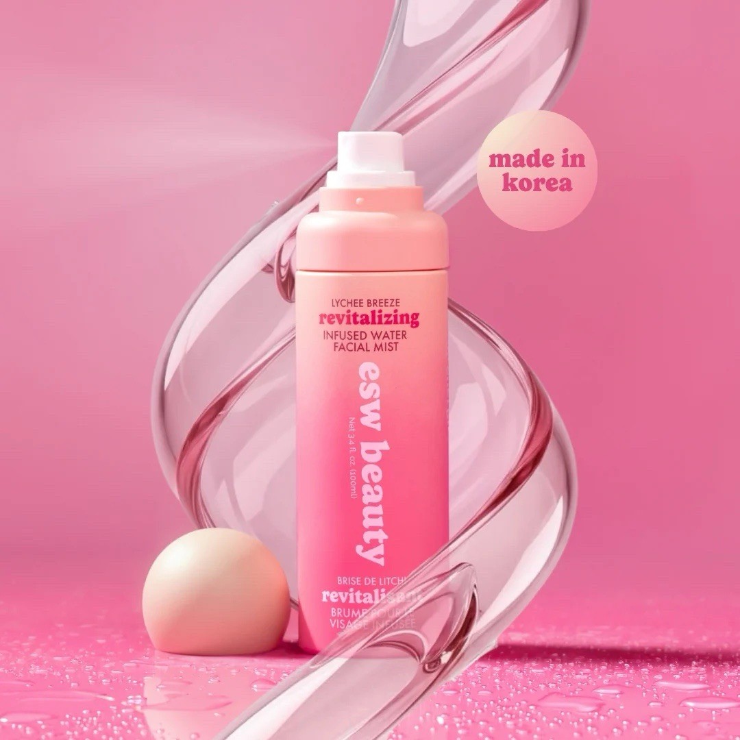 Lychee Green Tea Caffeine Facial Mist Breeze Revitalizing Infused Water