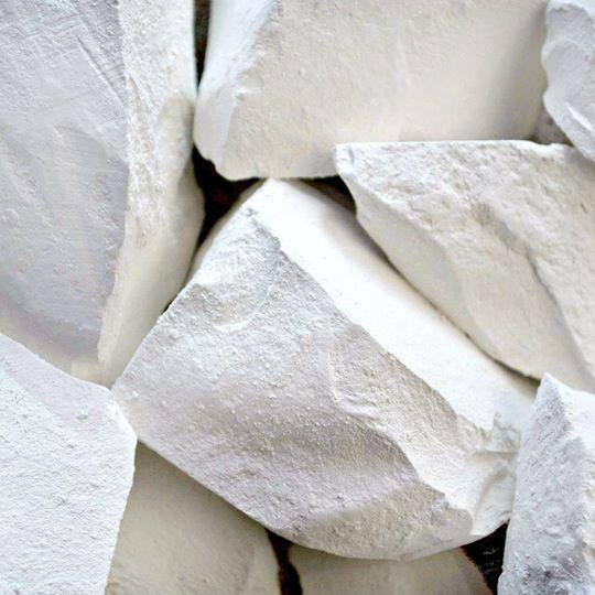 4 Pounds Georgia’s Finest White Kaolin Clay Chunks FREE SHIPPING