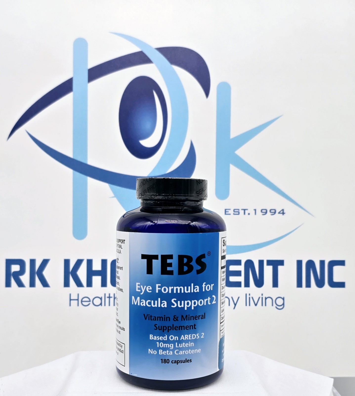 1 Bottles TEBS for Macular Degenaration Eye Vitamins AREDS 2 – 3 Months Supply