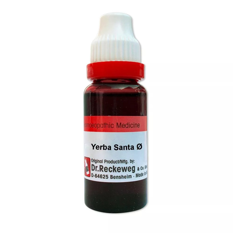 Dr. Reckeweg Germany Homeopathy Yerba Santa 1X Mother Tincture Q (20ml)