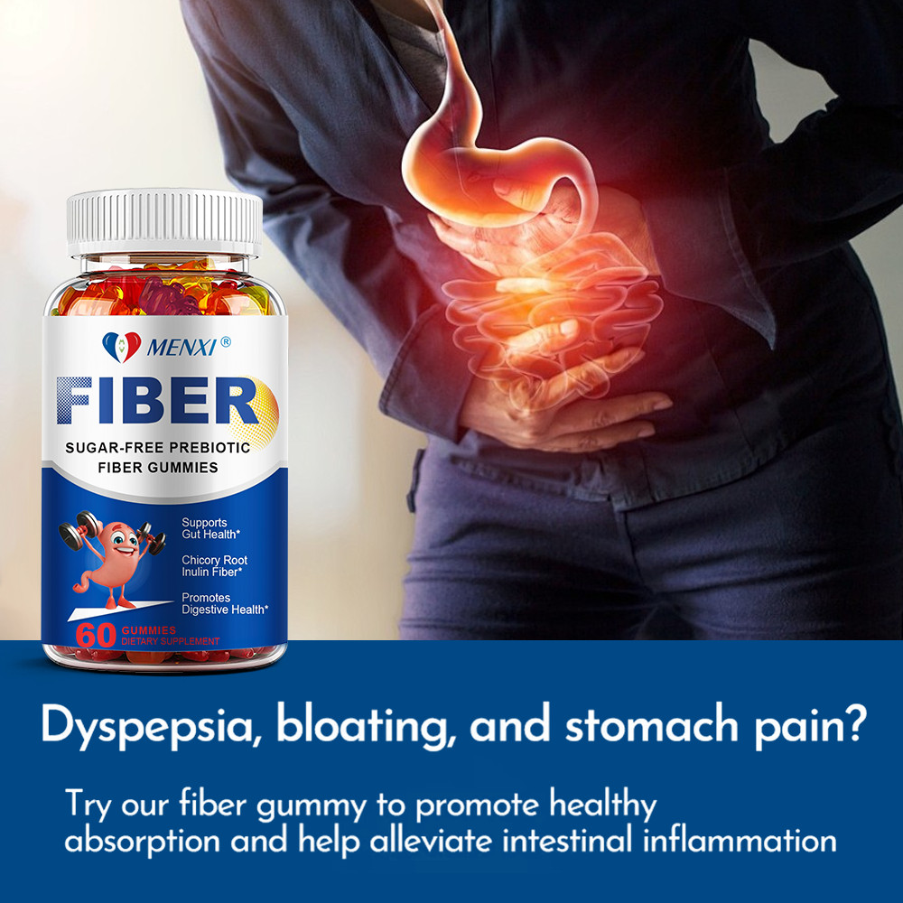 Probiotics + Prebiotics Fiber Gummies – Relieve Gas, Bloating & Constipation