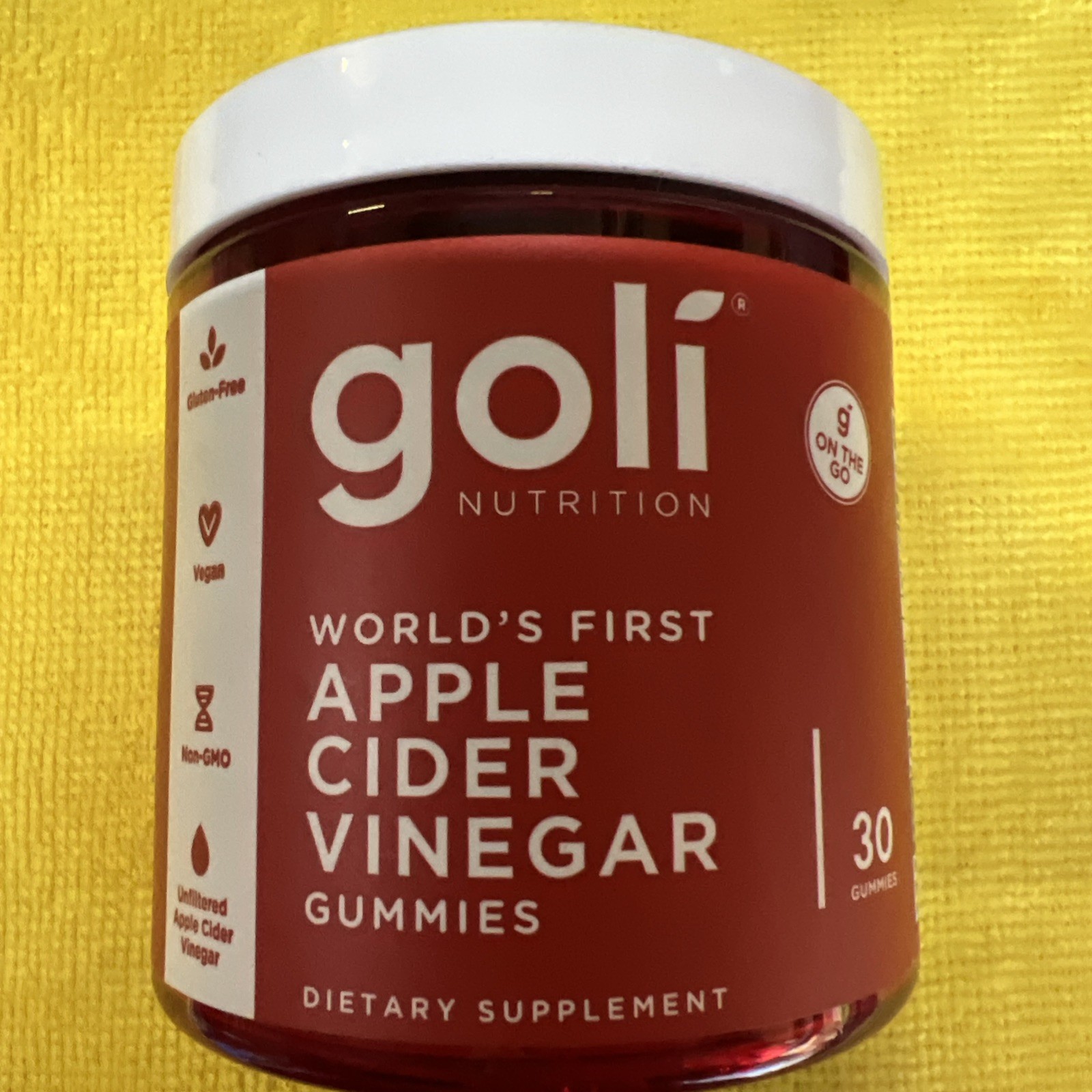 Goli Nutrition World’s First Apple Cider Vinager Gummies(30)-Brand Exp 1/2026