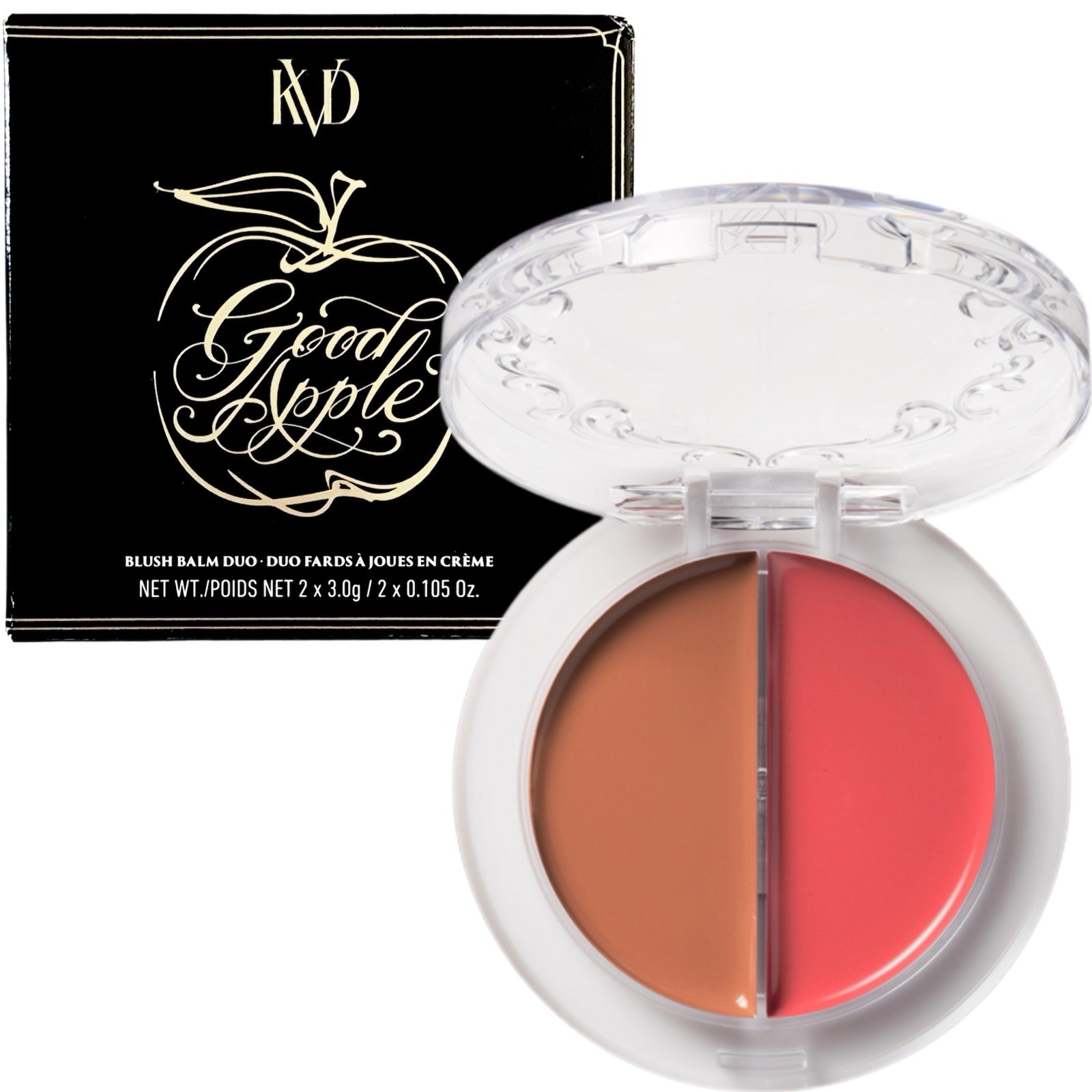 KVD Beauty Good Apple Blush Balm Duo “Elusive Orchard 30” 0.21oz (6g) NEW IN BOX