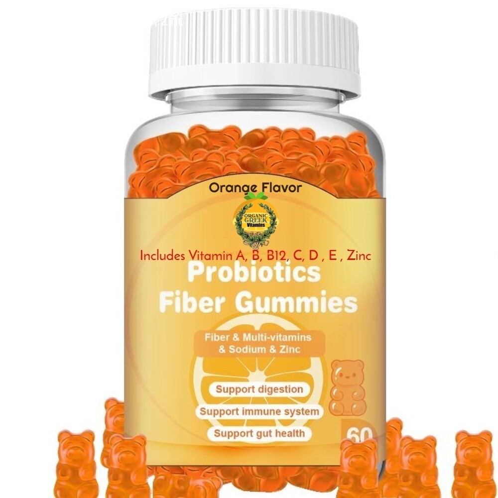 Probiotic Fiber Gummies Digestive Health, Immune Support, Dietary Supplement OG
