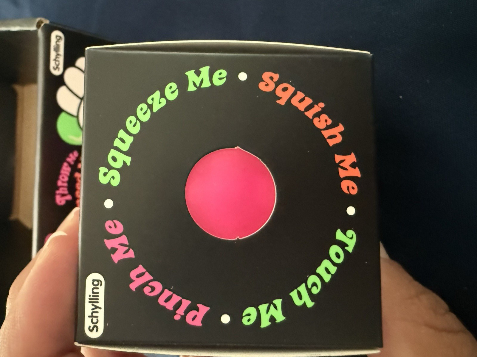 Schylling Nee Doh Groovy Glob Squeeze Ball Glow in the Dark Pink 3 in 3 oz