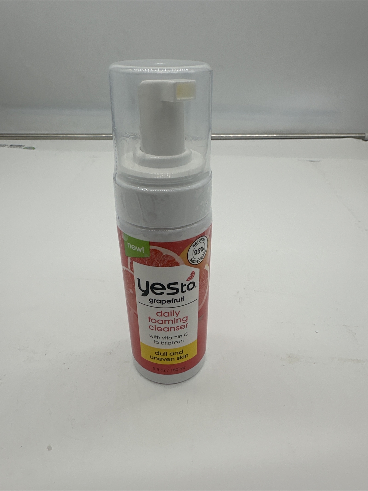 YES TO GRAPEFRUIT~VITAMIN C DULL & UNEVEN SKIN~DAILY FOAMING CLEANSER 5 OZ 1