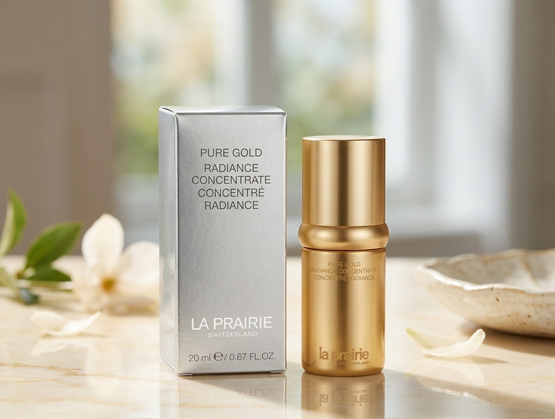 La Prairie Pure Gold Radiance Concentrate 20ml | Luxury Brightening Serum | New