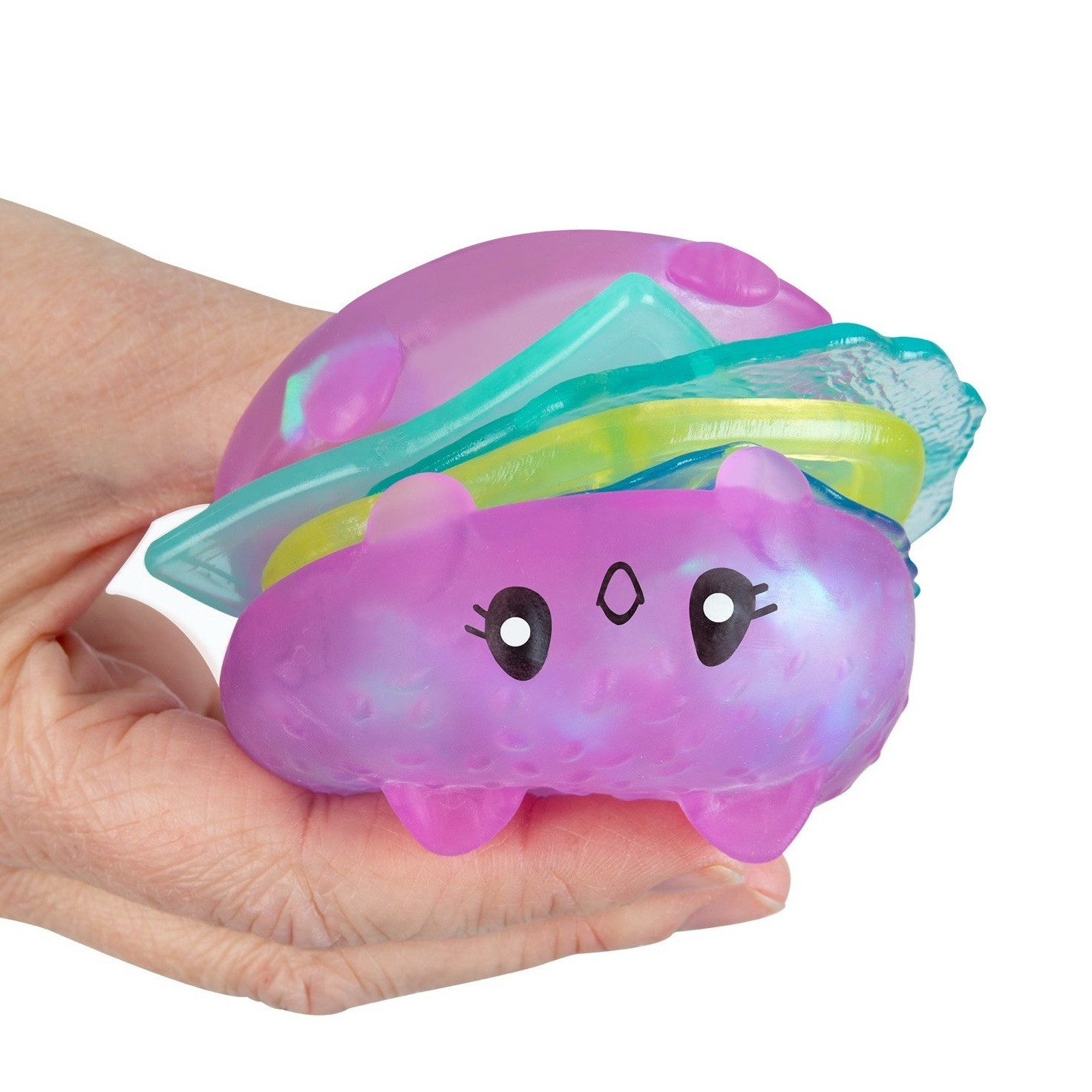 Scented Gel Squeeze Ball Stress Toy 4.5in Pink Purple Blue Green Yellow
