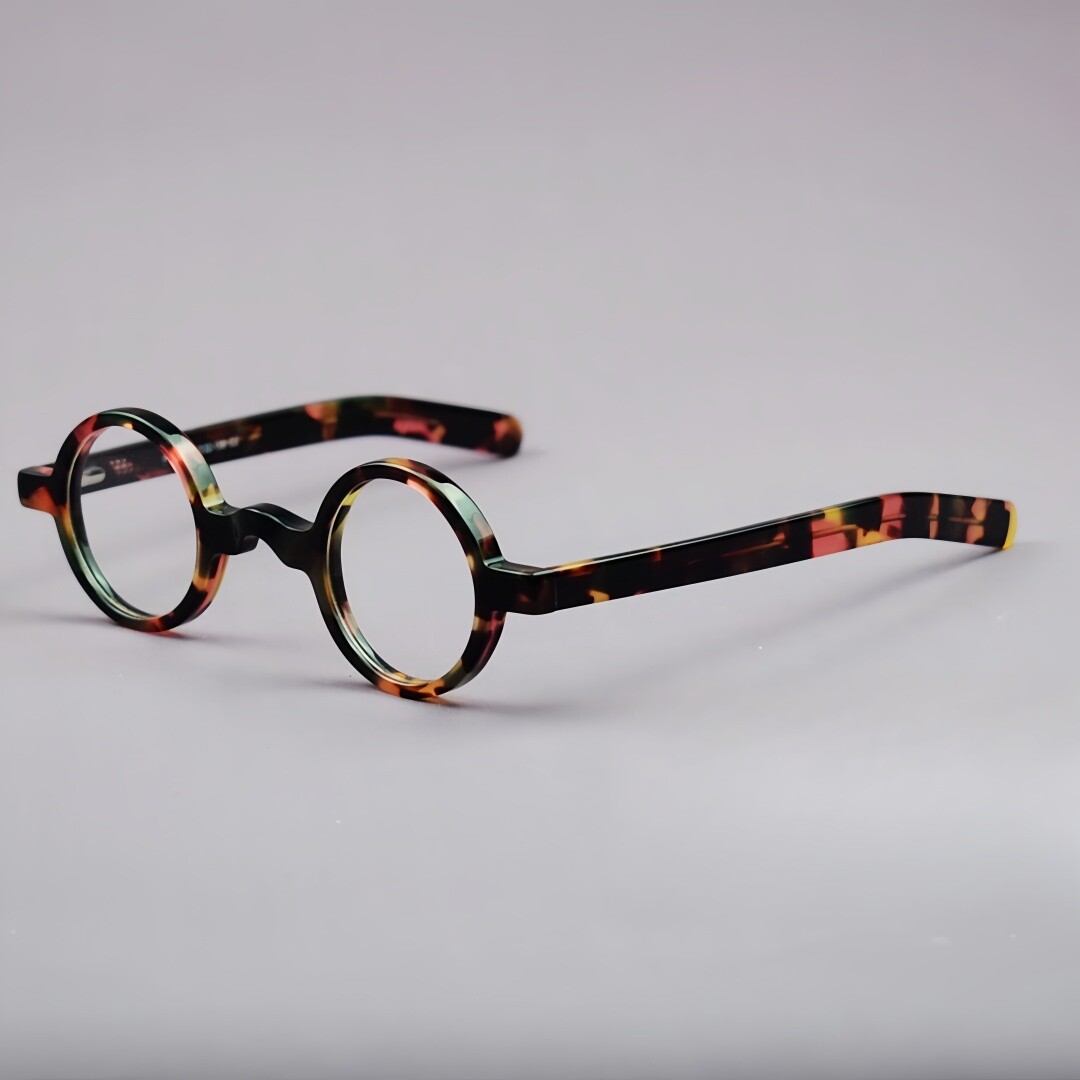 Retro Small Round Acetate Reading Eyeglasses Frames Hand Made Glasses Men Women