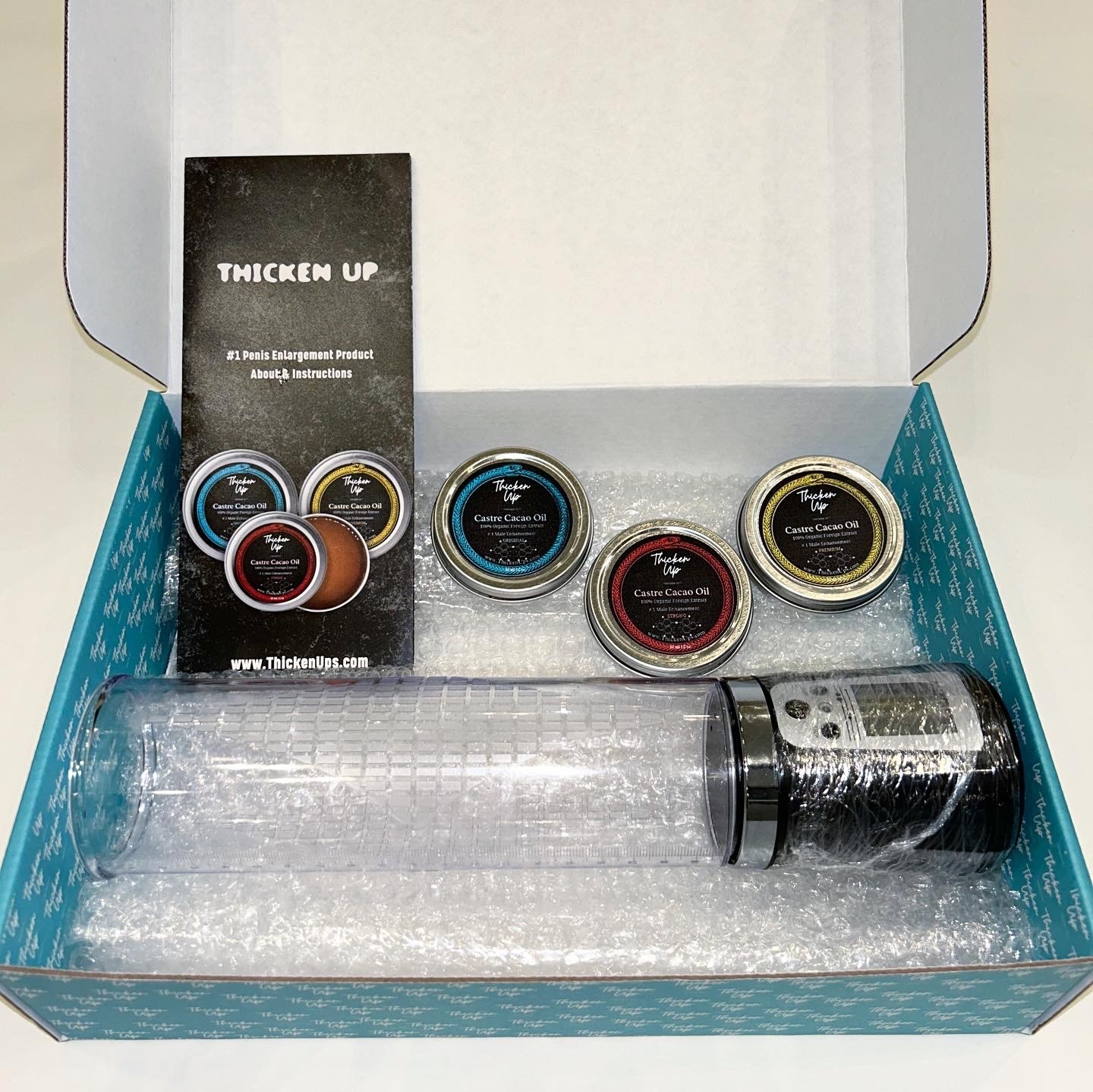 Thicken Up Male Enhancement FULL PACKAGE – Original Stronge Premium & Pump