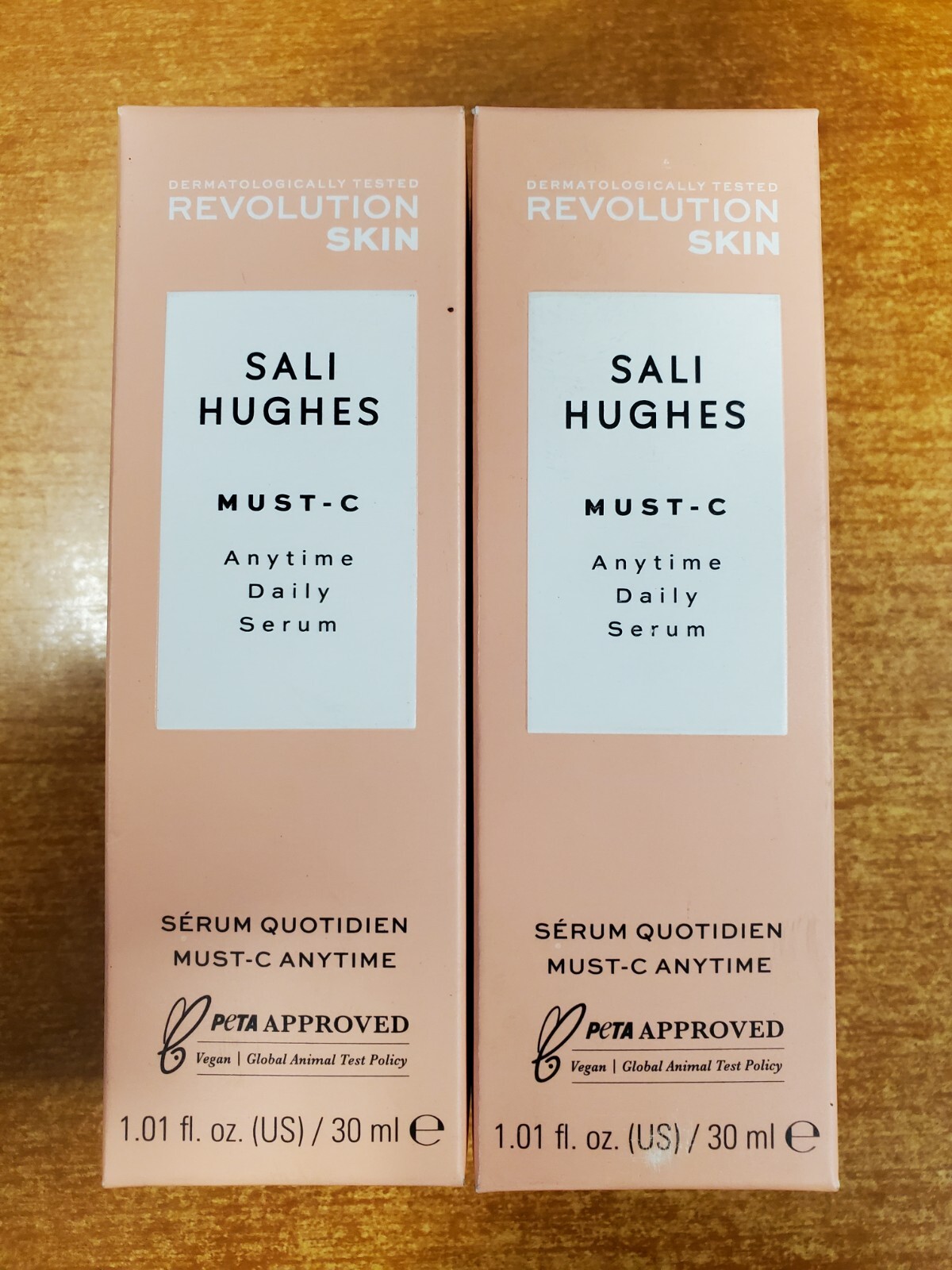 2 Pk: Revolution Skin Sali Hughes Must-C Anytime Daily Serum 1oz ea (9854) W6C