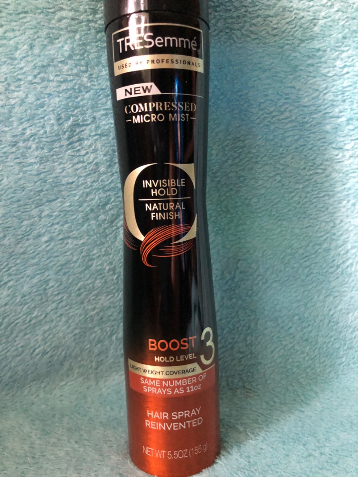 TRESemme Compressed Micro Mist Hair Spray Boost Hold Level 3 Invisible Hold