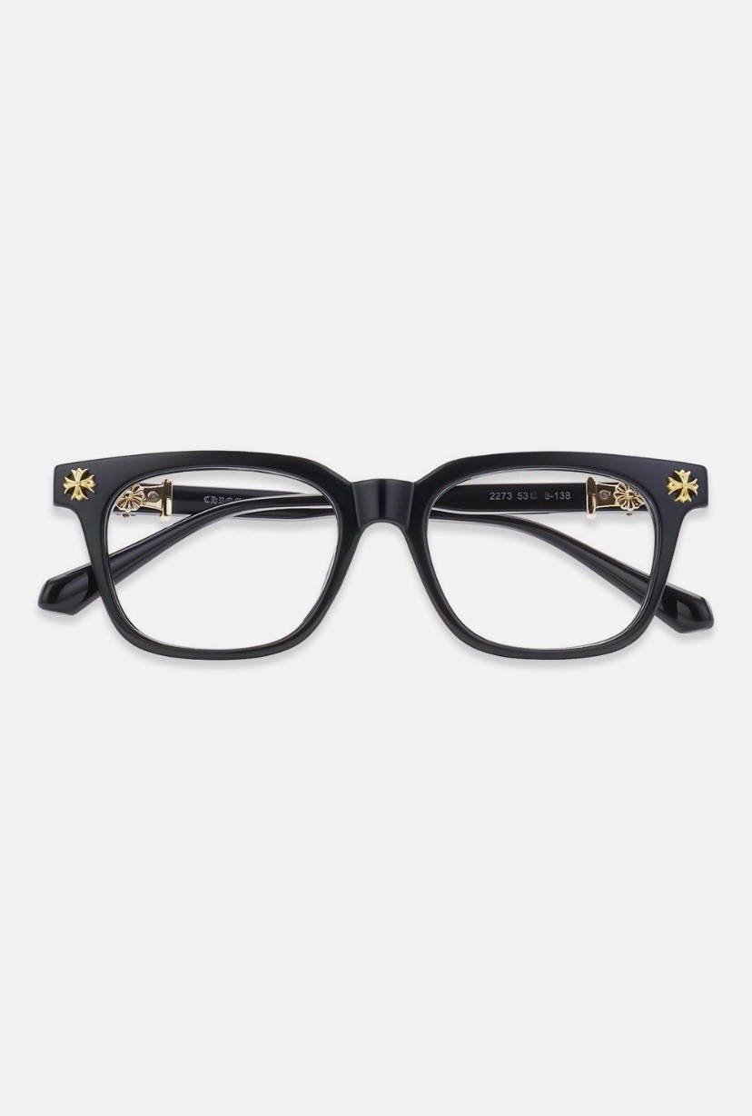 Chrome Hearts 2273 Black Full Rim Eyeglasses Frames Unisex Adults