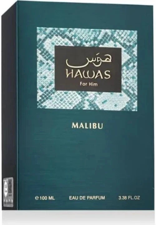 Rasasi Hawas Malibu for Men 3.38 oz 100ml EDP Spray