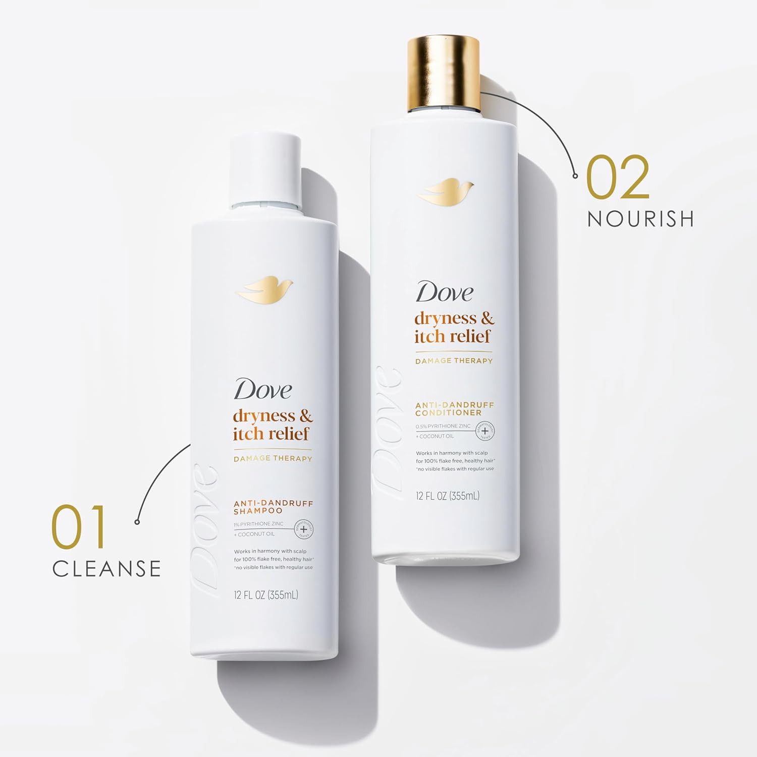 Damage Therapy Derma Shampoo Dryness + Itch for Flaky Scalp with Pyrithione Zinc
