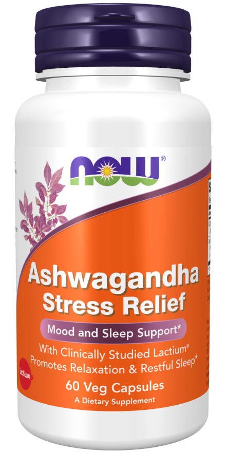 NOW Ashwagandha Stress Relief Mood & Sleep 450mg Late Date June