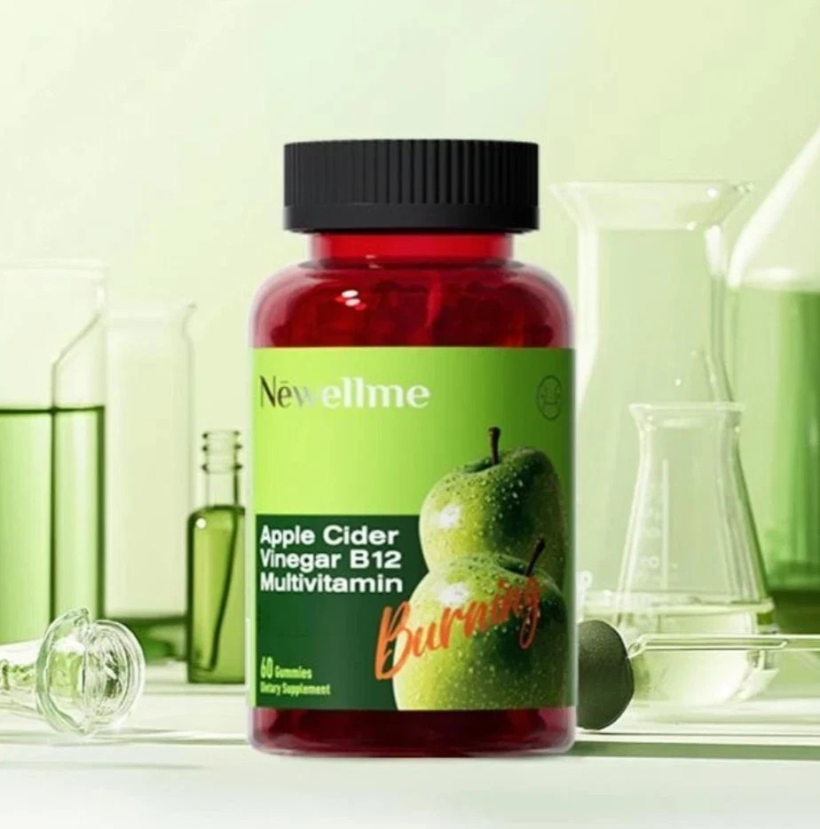 NEWELLME Apple Cider Vinegar Gummy Energy and Gut Health – Supports Digestion