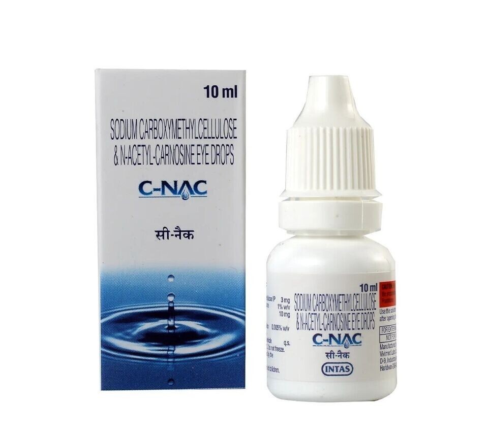 C-NAC Eye Drops, N-Acetyl-Carnosine Eye Drops – 10 ml Long Expiry Date