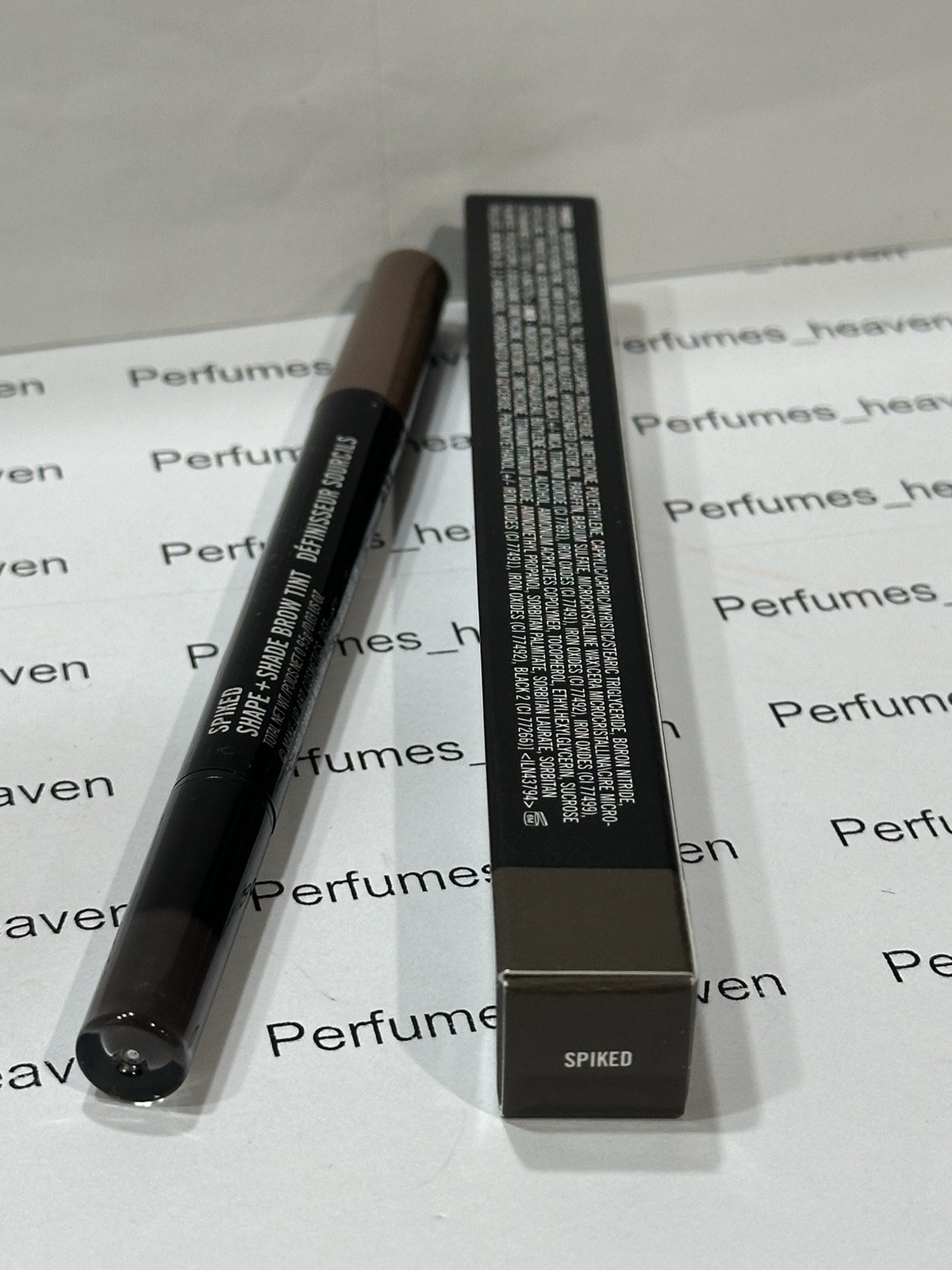 MAC Shape + Shade Brow Tint in SPIKED (Rich Brunette) .95g/.03oz Authentic
