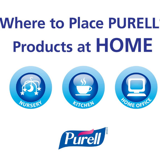 PURELL 3659-12 Advanced Hand Sanitizer Refreshing Gel 12 oz Pump Bottle 12 Pack