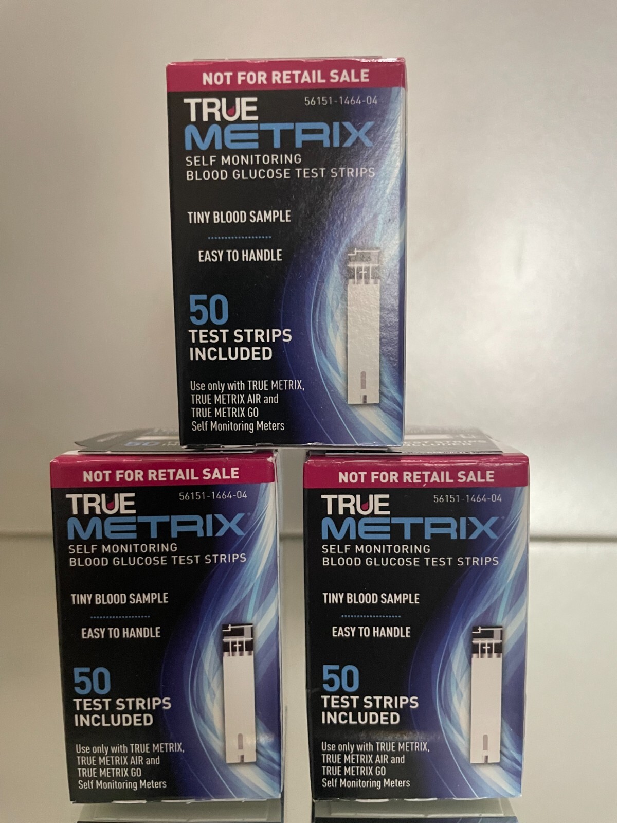 True Metrix Blood Glucose Test Strips 150 CT (3 BOXES) EXP 11/2025. FREE SHIP