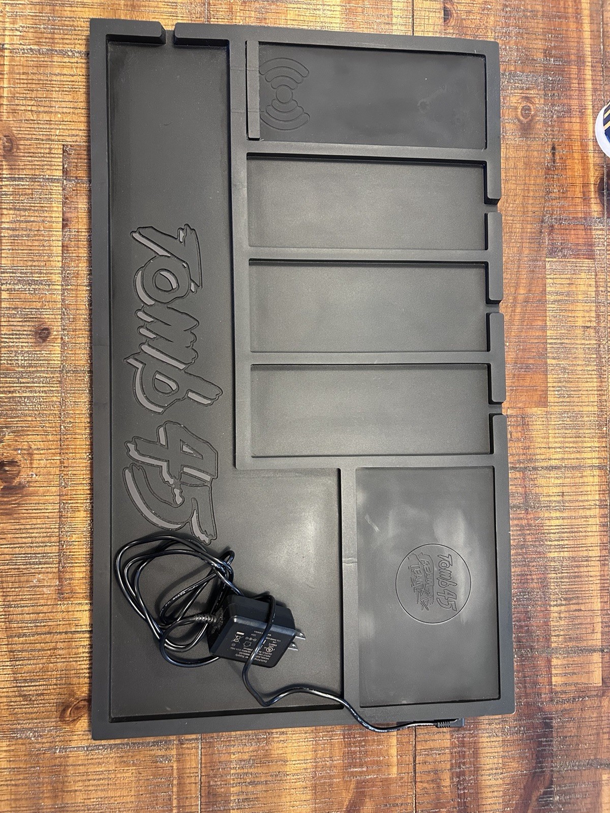 Tomb 45 Wireless Charging Appliance Holder Station Mat Black 20×12 in