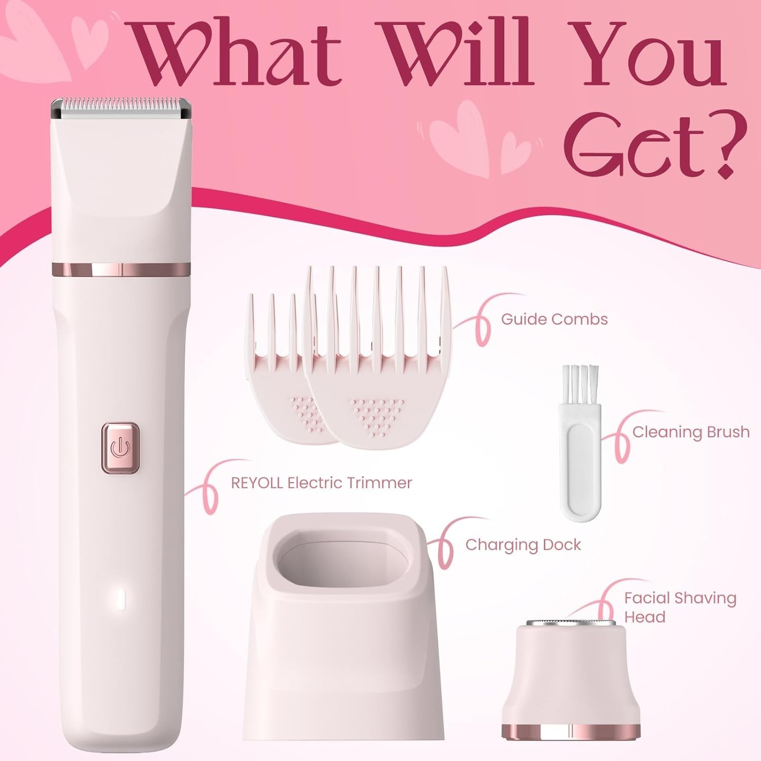 Rechargeable Painless Trimmer for Women – Gentle Hair Removal Anytime, Anywhere