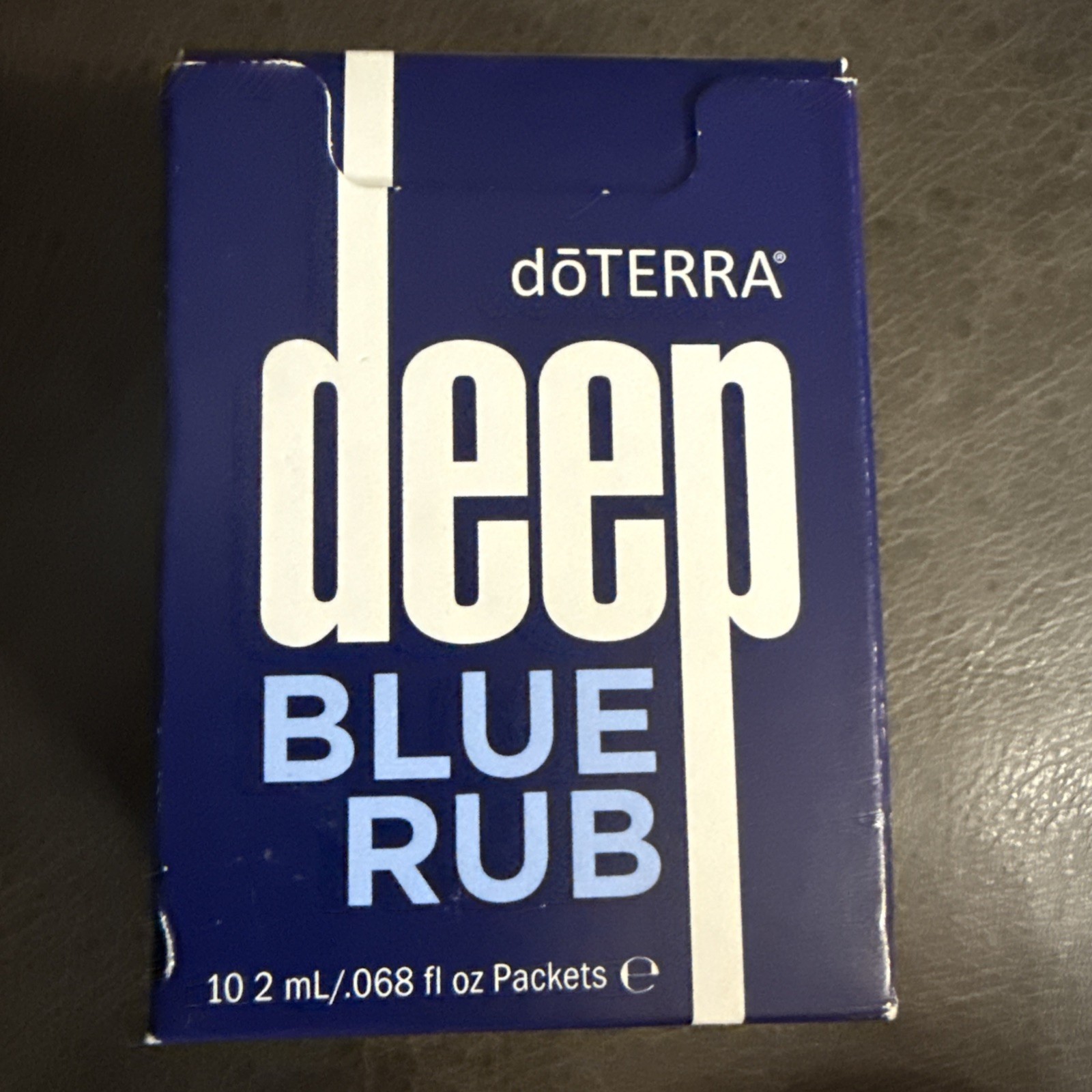 doTERRA Deep Blue Rub ( 10 ) Sample Packets 0.068 fl oz Each 2 mL Exp. 2022