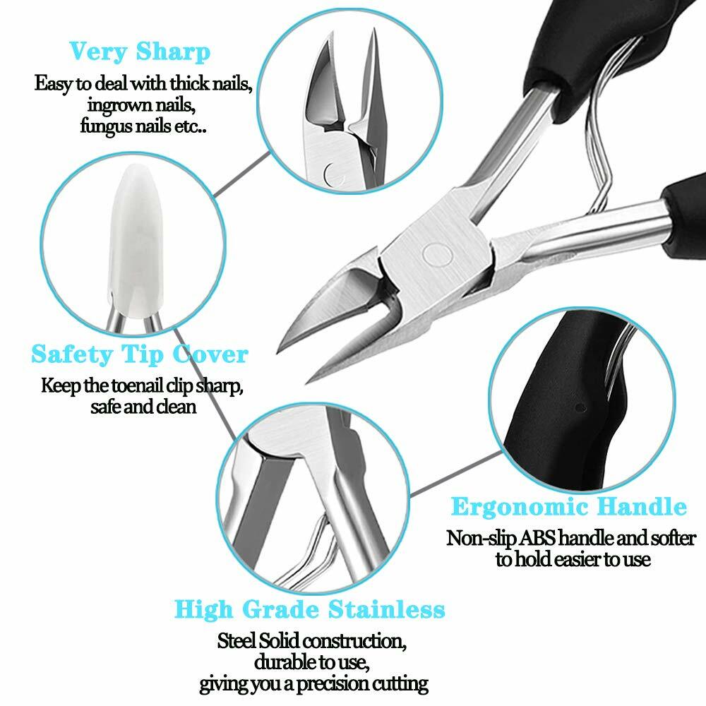 For Seniors Thick Ingrown Nails Heavy Duty Toe Nail Clippers Toenail Clippers